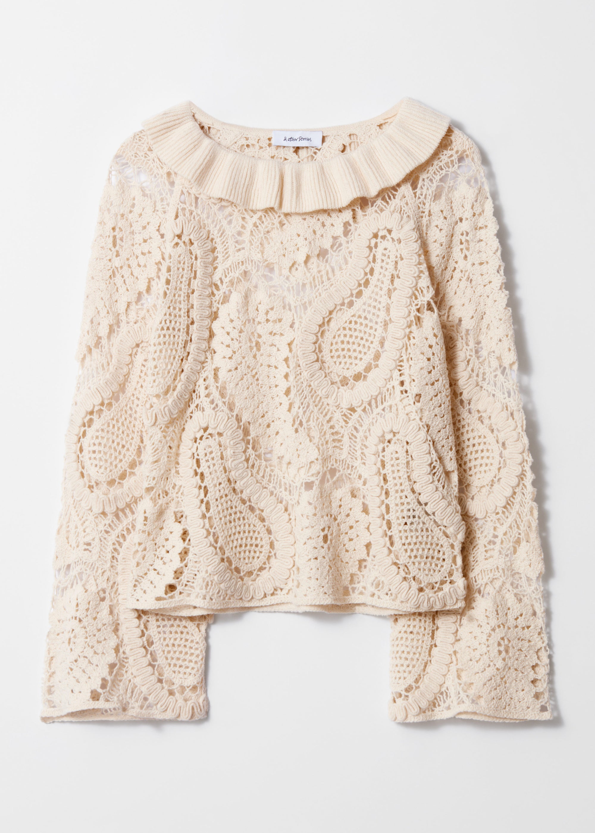 & Other Stories - Dasha Crochet Top - Beige -