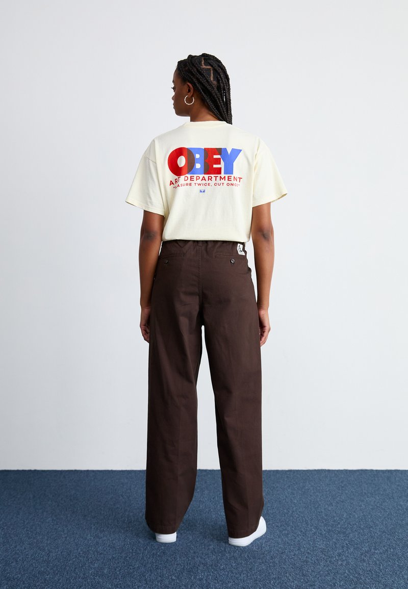 Obey - Ruth Pleated Pant - Java Brown -