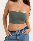 Organic Basics - Flex Tube Top - Seaweed -