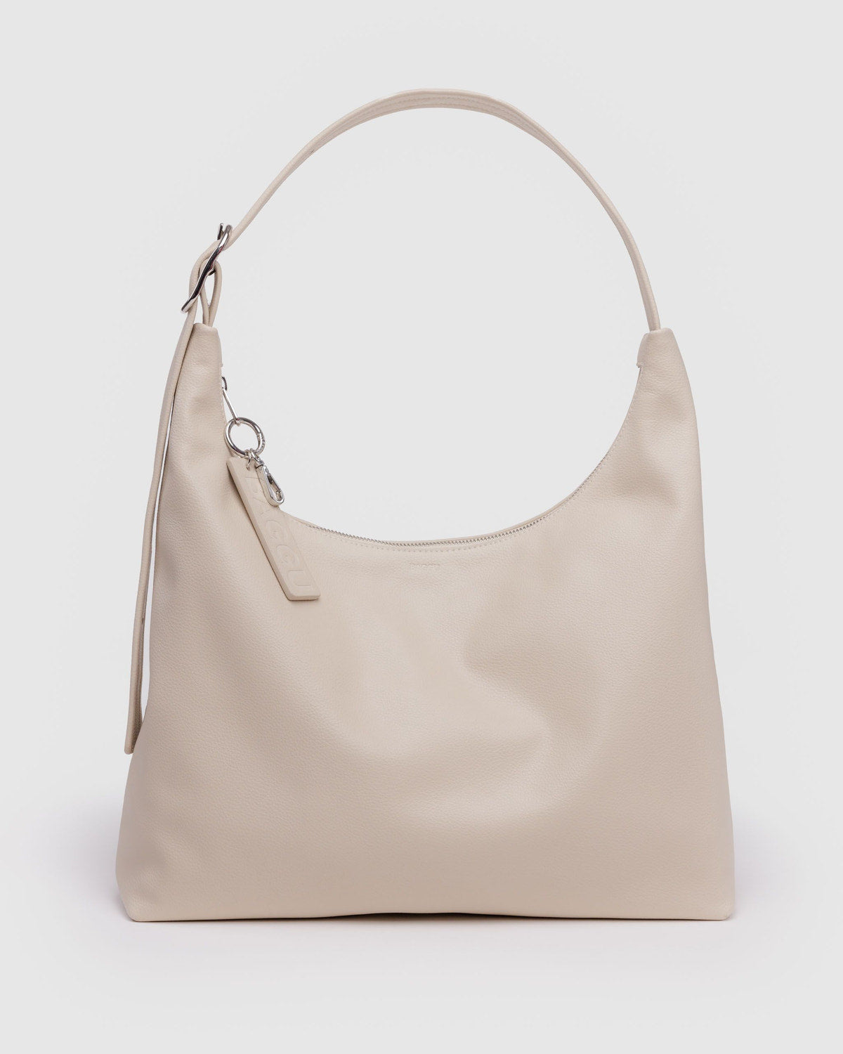 Baggu - Recycled Leather Shoulder Bag - Stone -