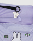 Baggu - Medium Nylon Crescent Bag - Embroidered Miffy -