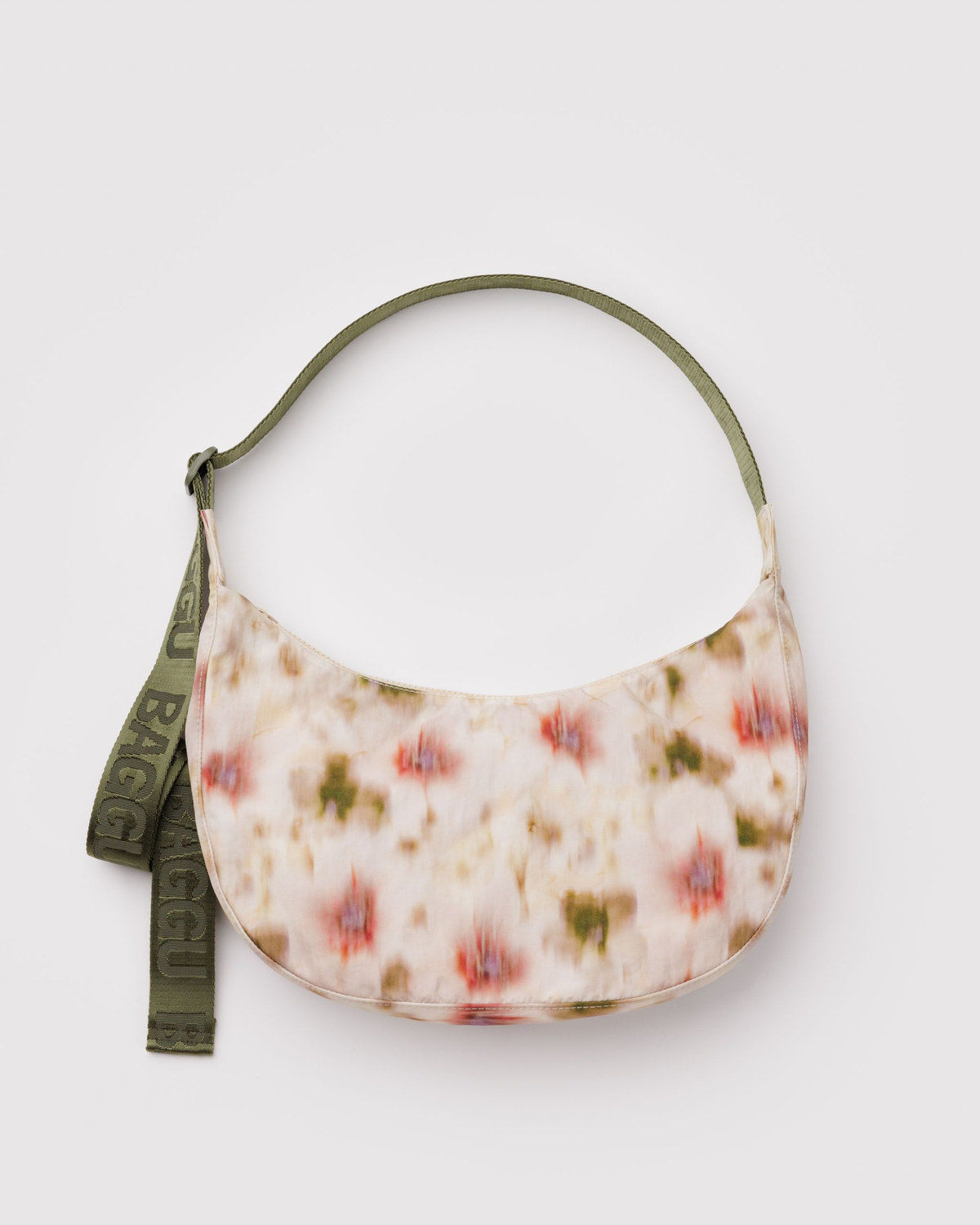 Baggu - Medium Nylon Crescent Bag - Abstract Floral -