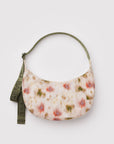 Baggu - Medium Nylon Crescent Bag - Abstract Floral -