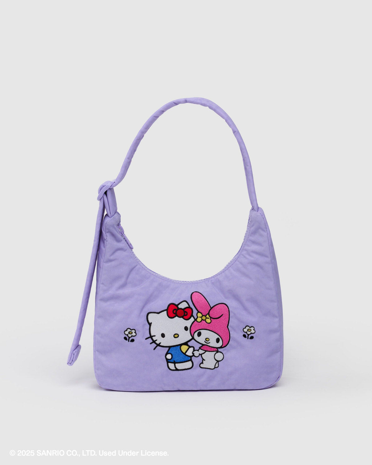 Baggu - Mini Nylon Shoulder Bag - Embroidered Hello Kitty & My Melody -