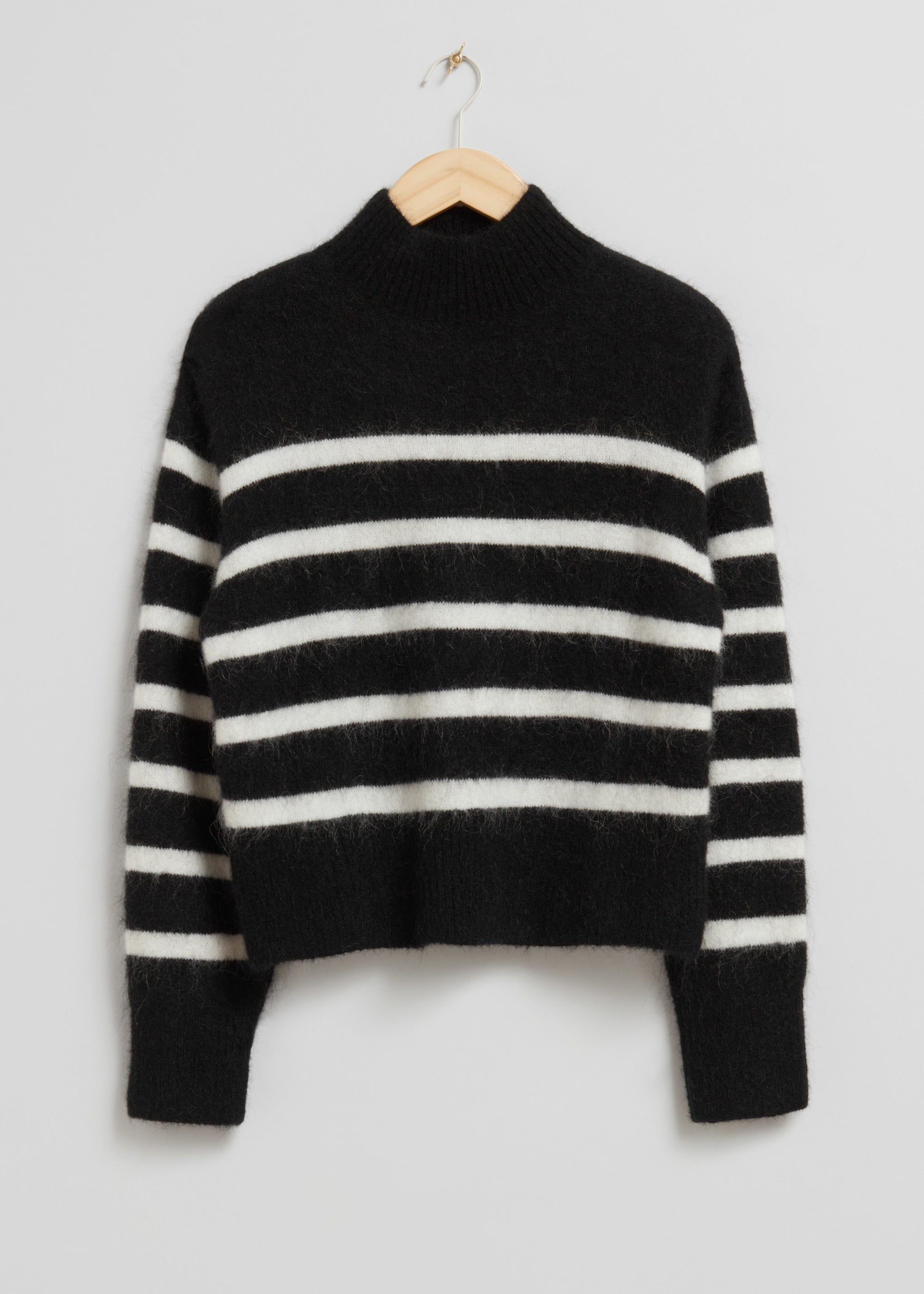 & Other Stories - Nadette Mohair Sweater - Black -