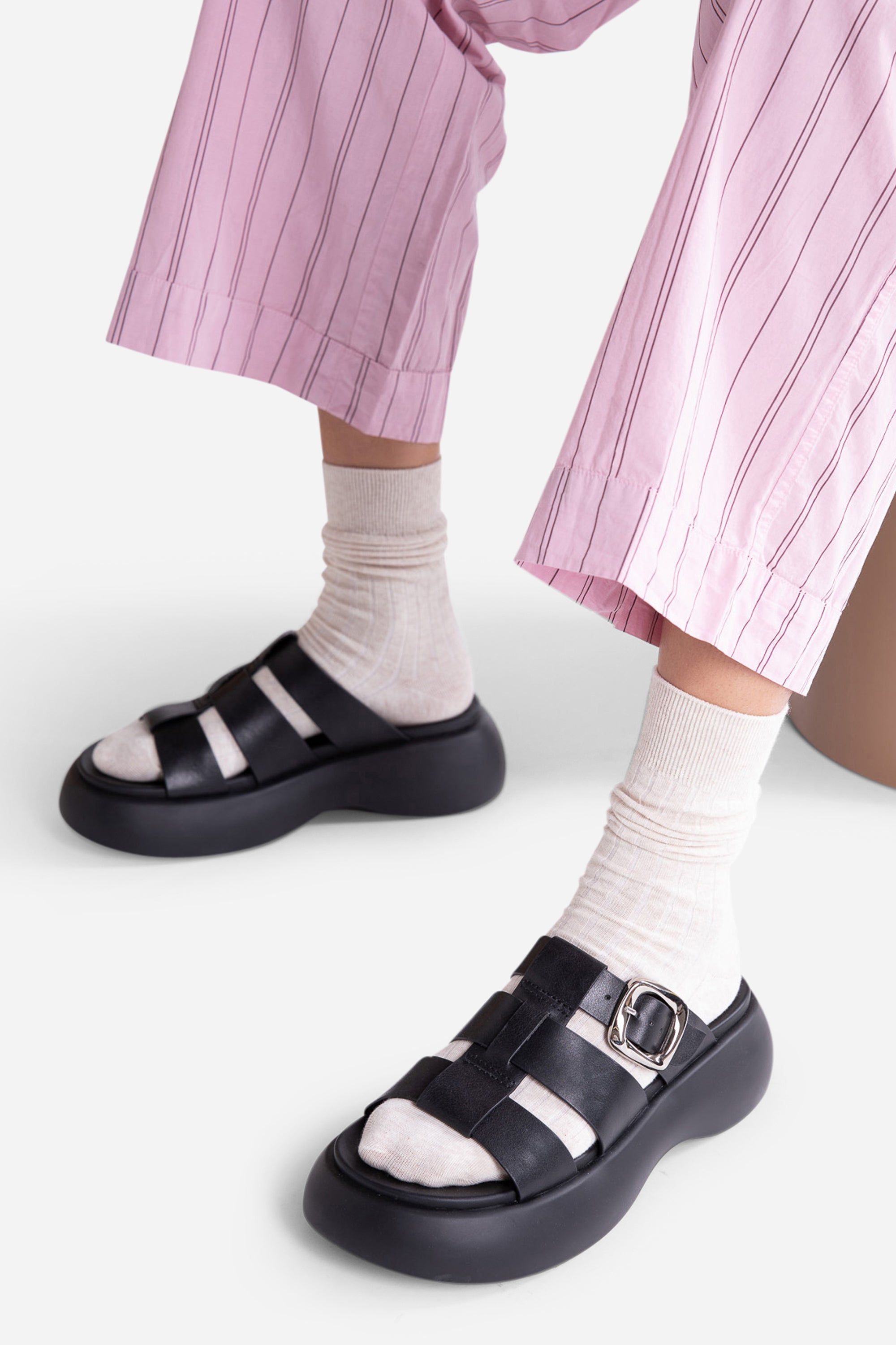 Intentionally Blank - Nell Platform Sandal -