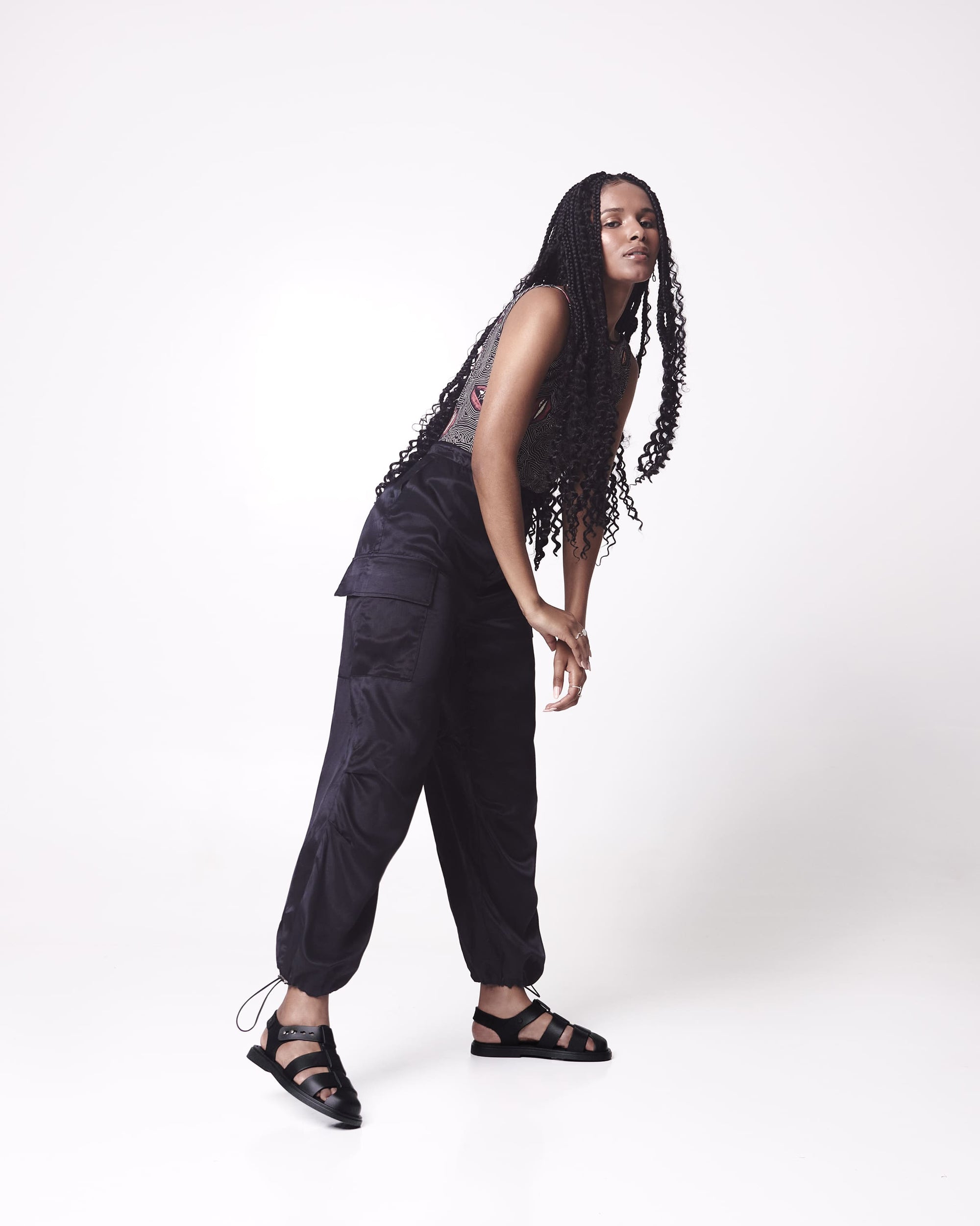 Melissa - Emma Sandal - Black -