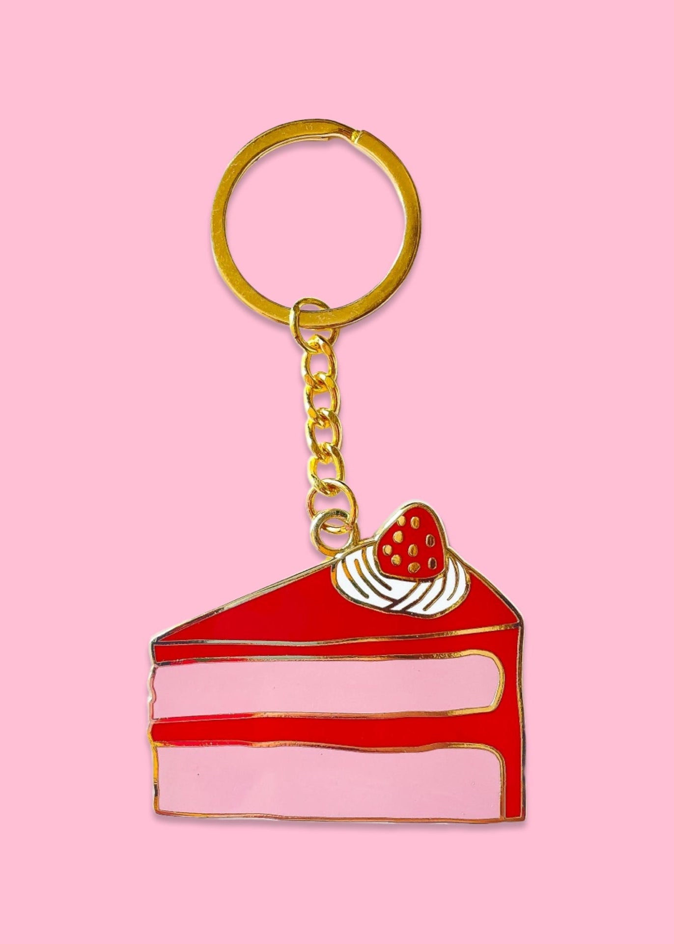 Jenny Lemons - Cake Slice Key Chain -