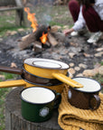 Crow Canyon Home - Camp Wandawega x CCH Soup Mug - Forest Green & Cream -