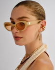 Le Specs - Tootsie + Sunglasses - Nude -