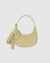 Baggu - Small Recycled Leather Crescent Bag - Straw -