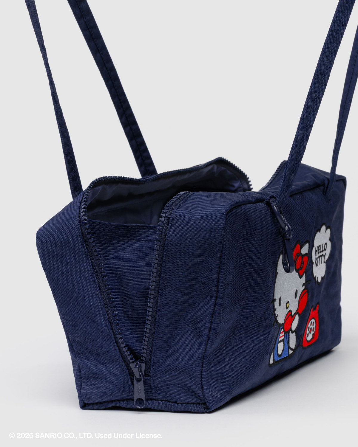 Baggu - Nylon Bowler Bag - Embroidered Hello Kitty Phone -