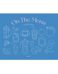 Papier - On The Menu Meal Planner - Blue -