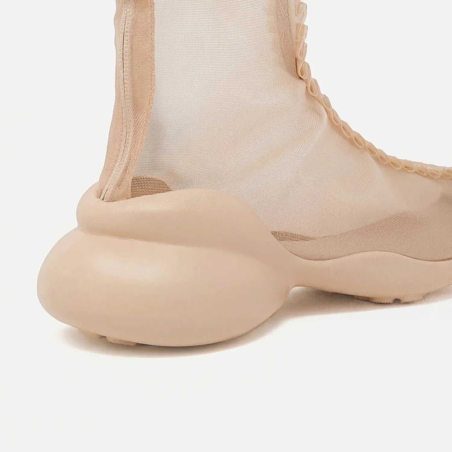 FCTRY Lab RUFL Boot Beige - Heel Counter View