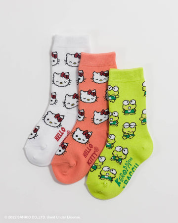 Kids Crew Sock Set of 3 - Sanrio Friends - offe market