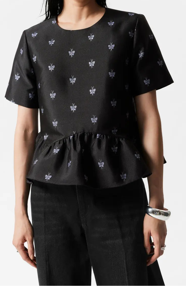 & Other Stories - Maisy Top - Black -
