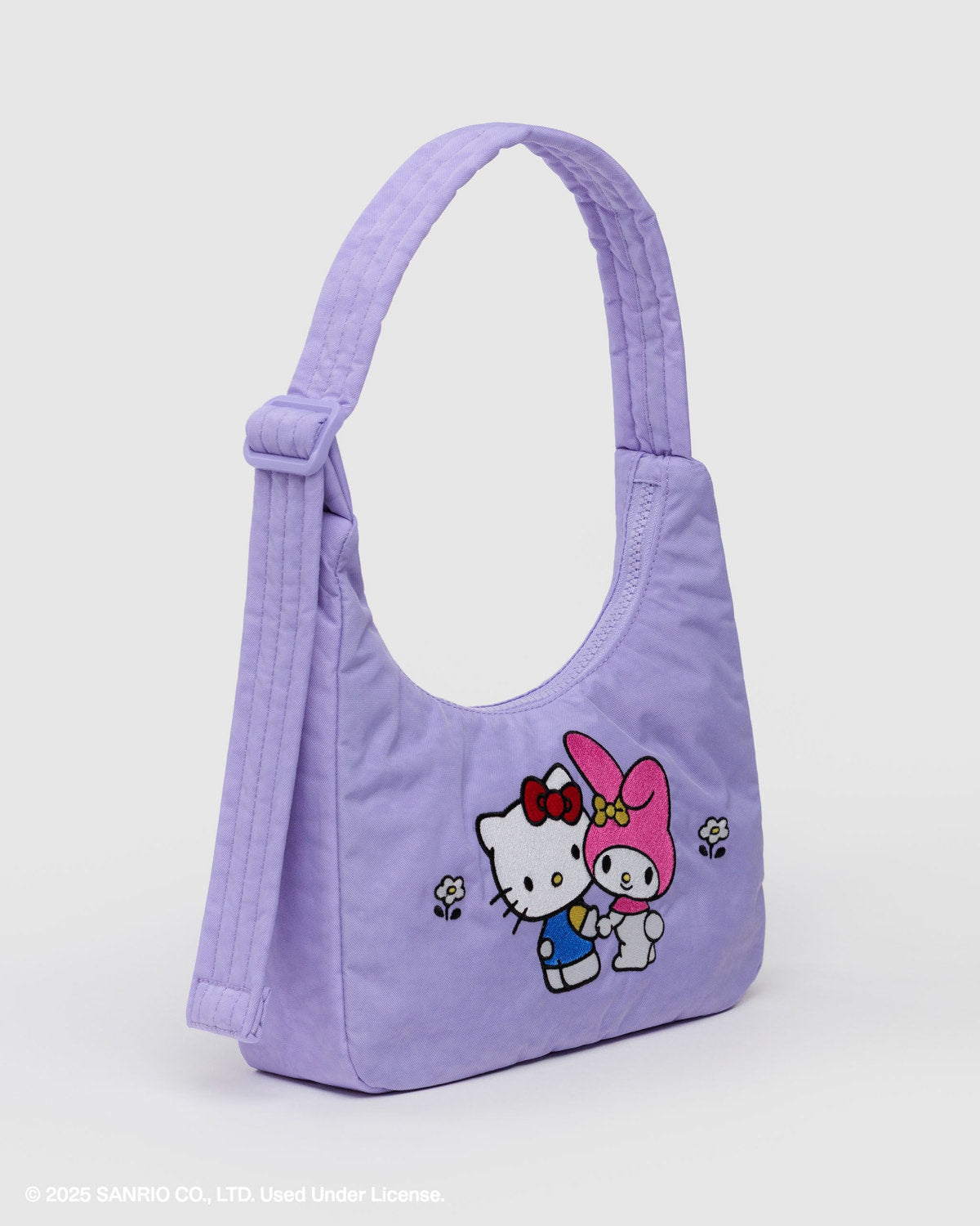 Baggu - Mini Nylon Shoulder Bag - Embroidered Hello Kitty & My Melody -
