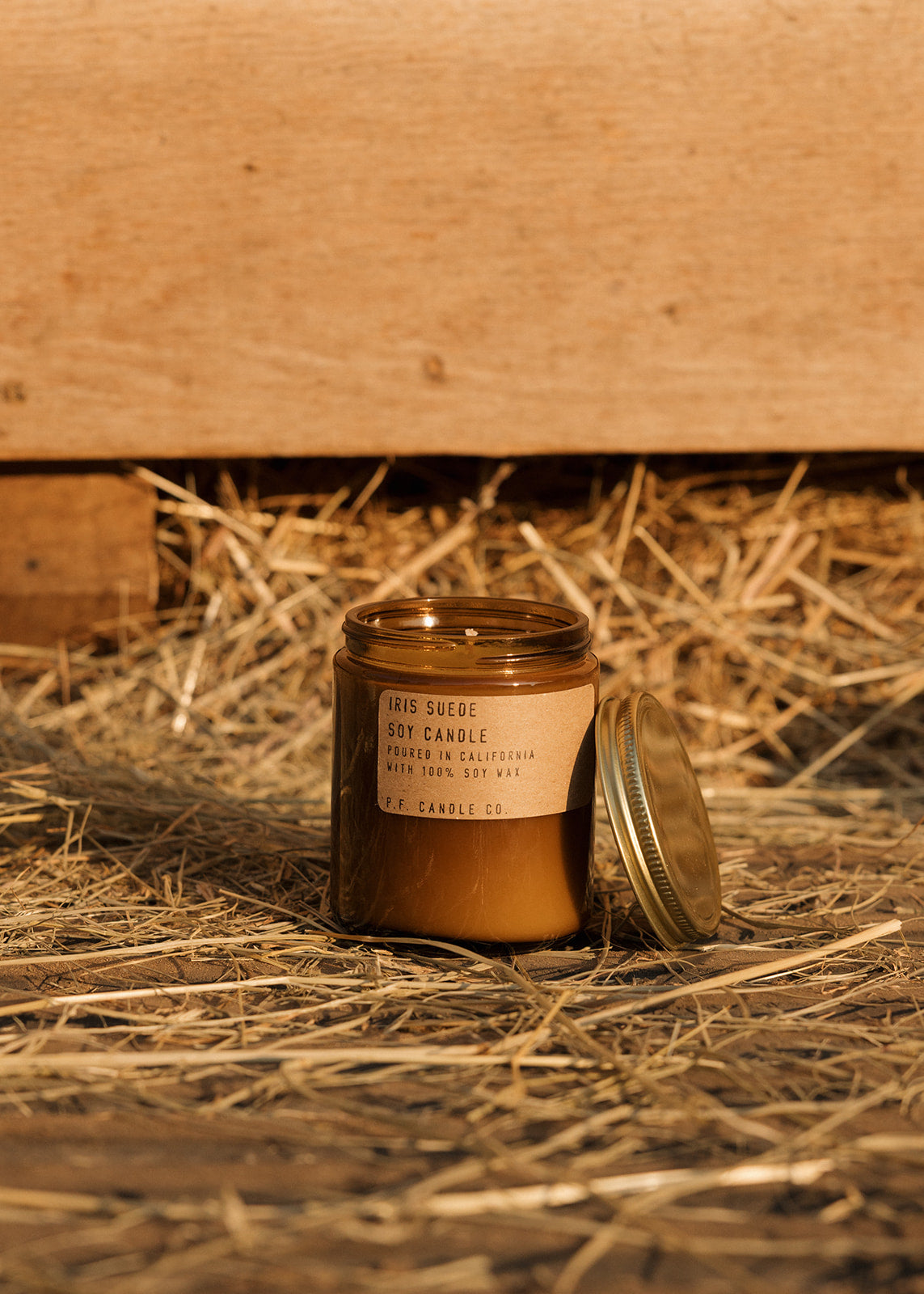 P.F. Candle Co. - Iris Suede Candle -