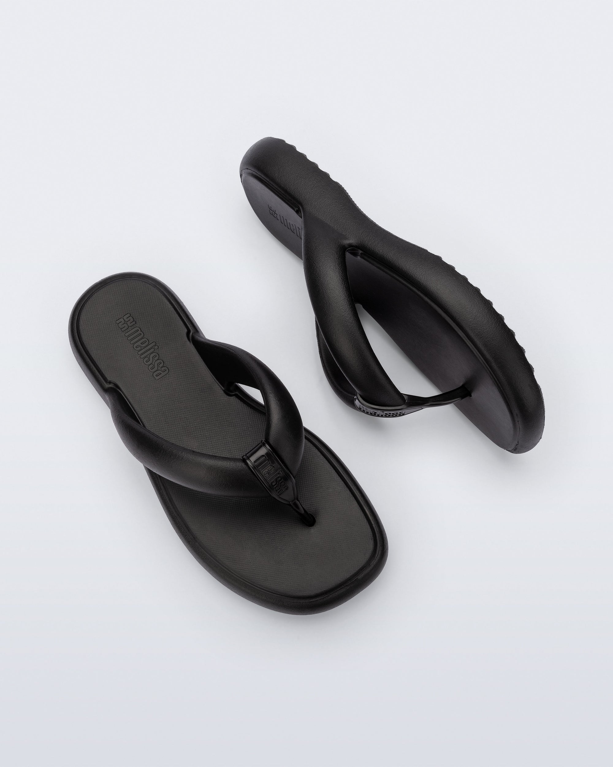 Melissa - Free Low Flip Flop - Black -