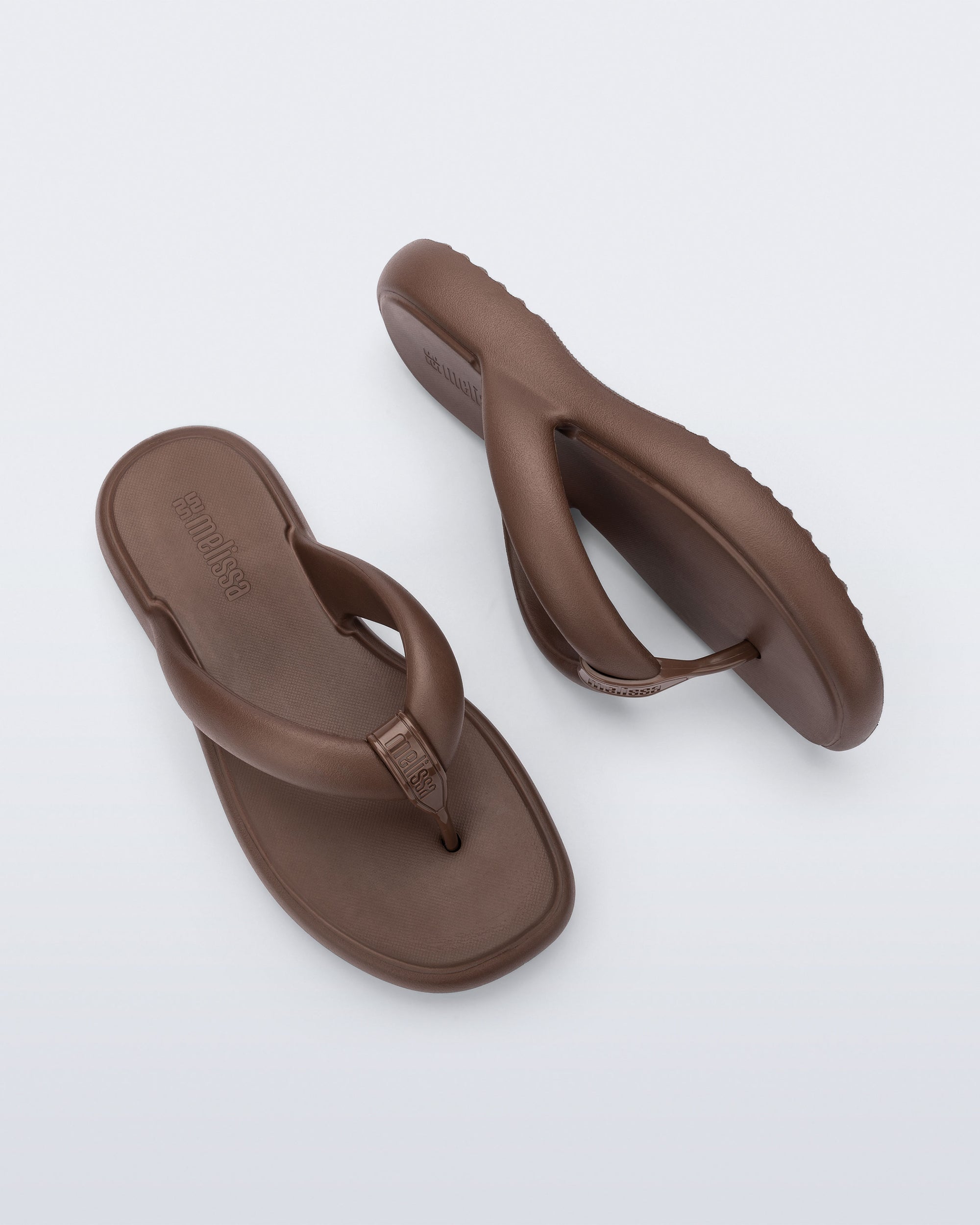 Melissa - Free Low Flip Flop - Bronze -