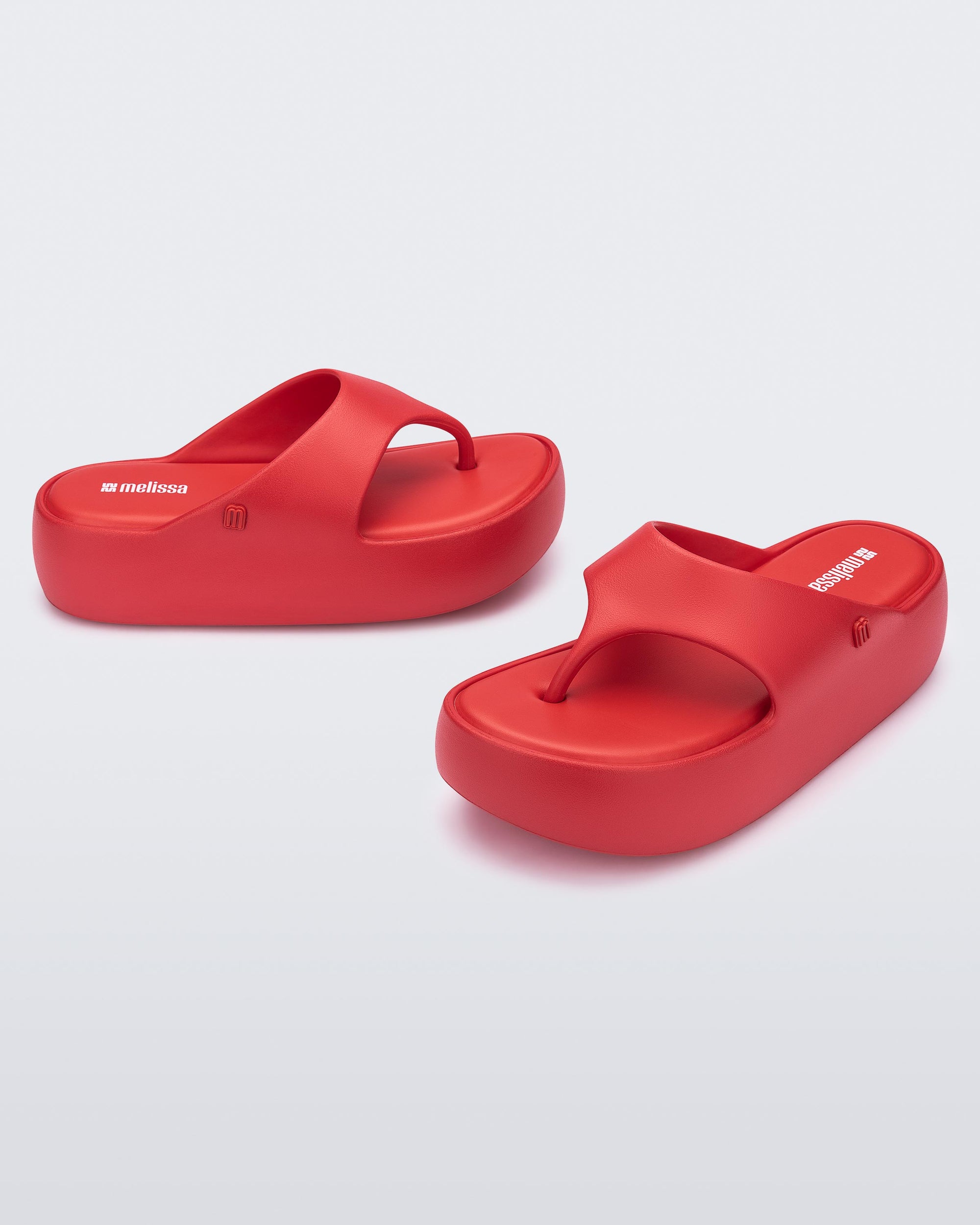 Melissa - Free Platform Thong - Red -
