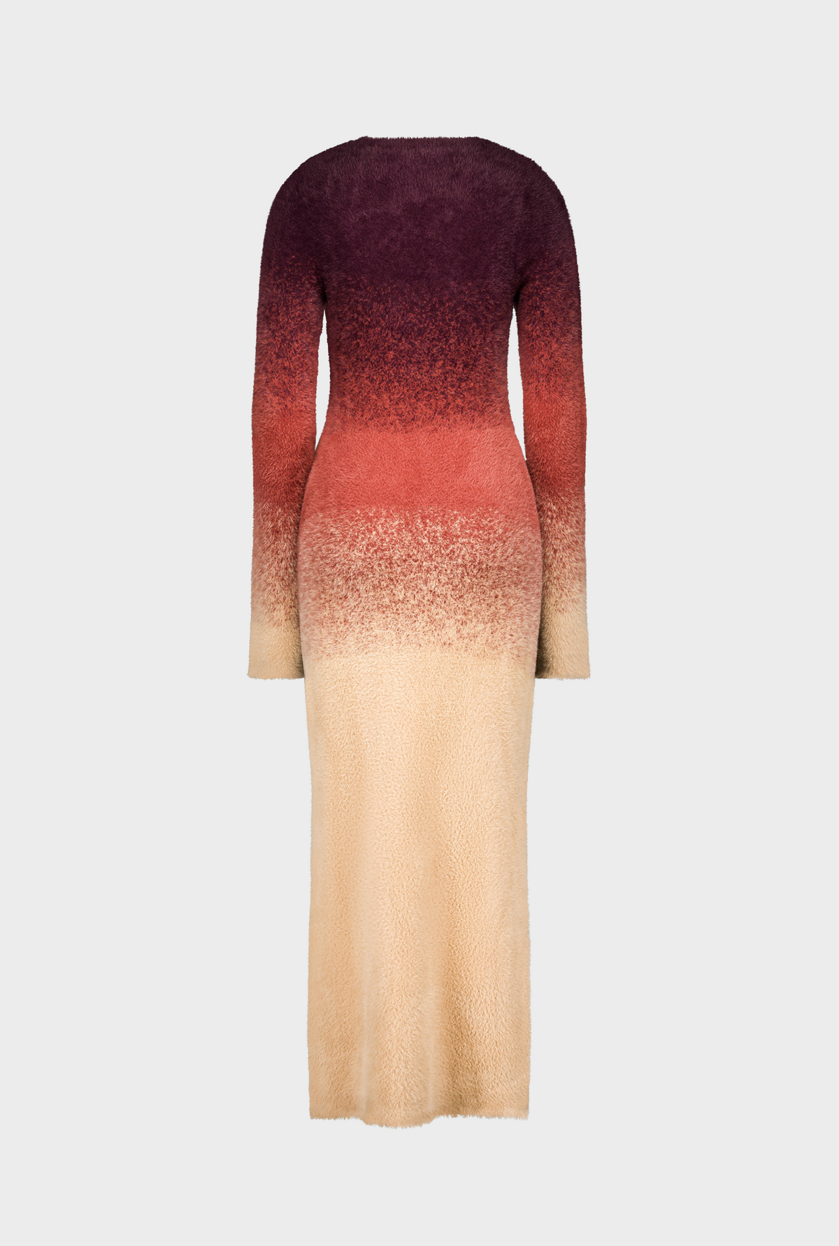 Saemdi - Mira Gradient Fuzzy Knit Dress -
