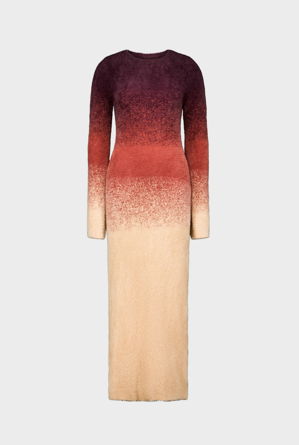 Saemdi - Mira Gradient Fuzzy Knit Dress -