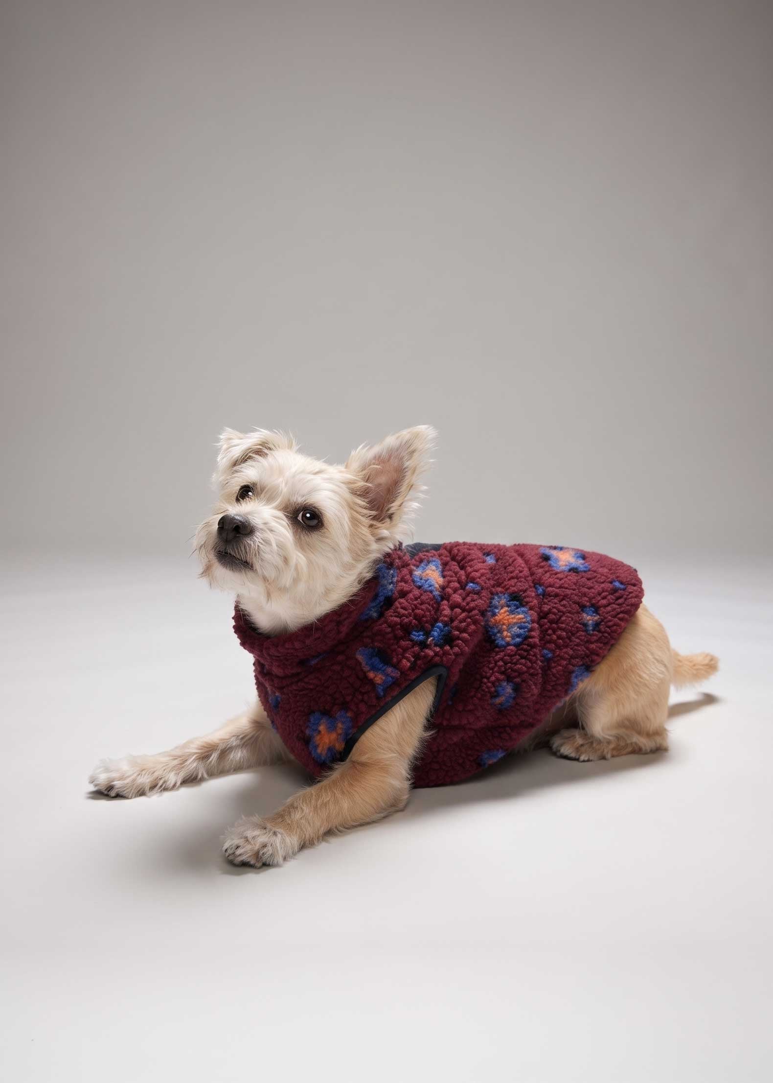 Pet Sherpa Supershep Vest - Andy Foulard Crimson