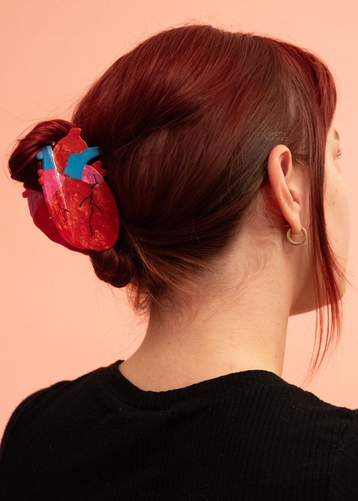 Artist Colette - Anatomical Heart Hair Claw -