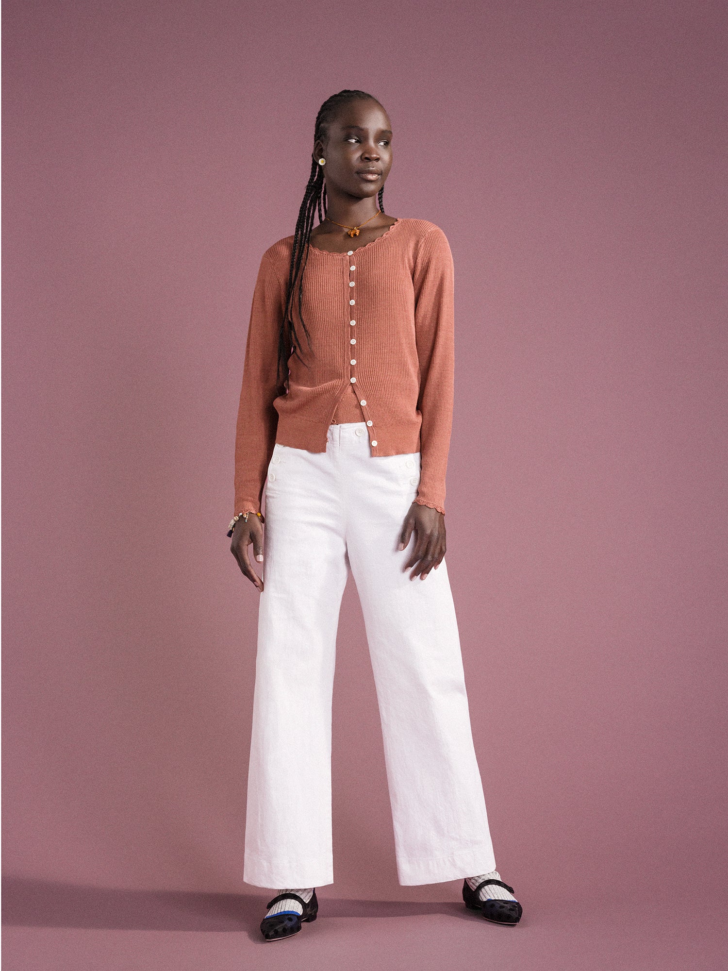 Hansel from Basel - Senna Cardigan - Terracotta -