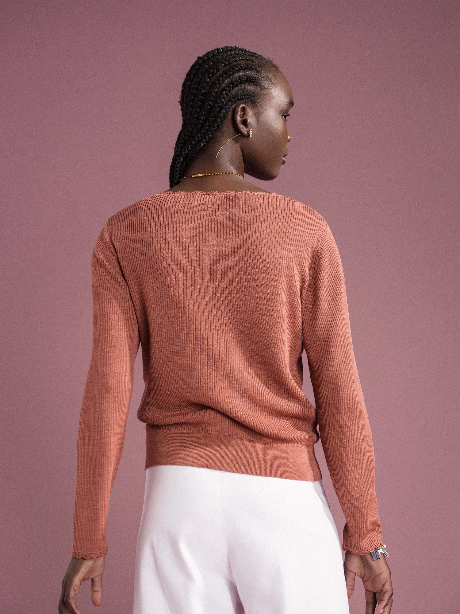 Hansel from Basel - Senna Cardigan - Terracotta -