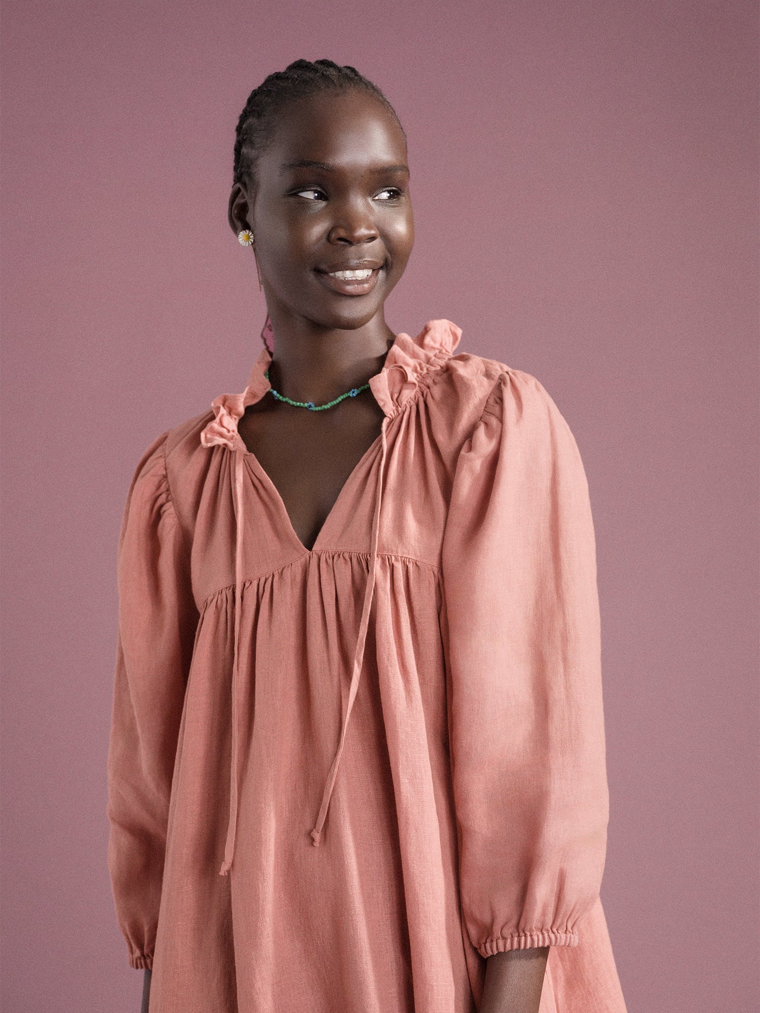Hansel from Basel - Lotus Dress - Terracotta -
