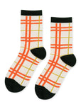 Hansel from Basel - Boucle Plaid Crew Sock -