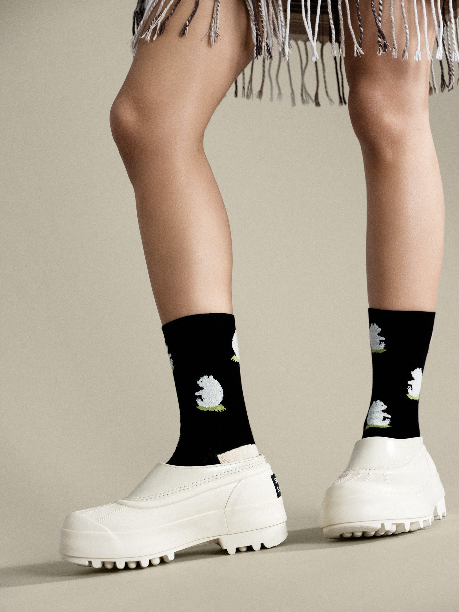 Hansel from Basel - Touch Your Toes Crew Sock -