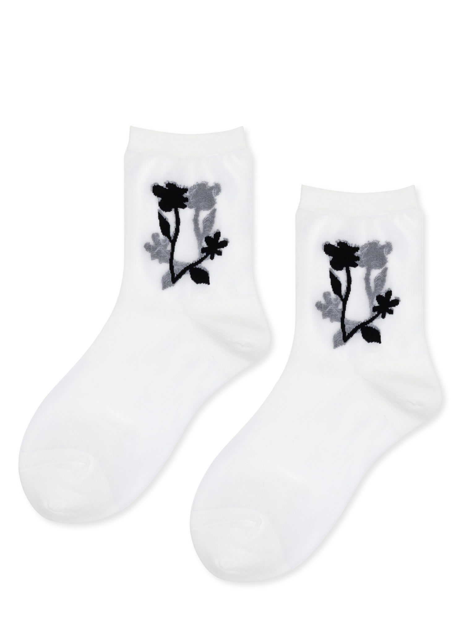 Hansel from Basel - Shadowplay Sheer Short Crew Sock -