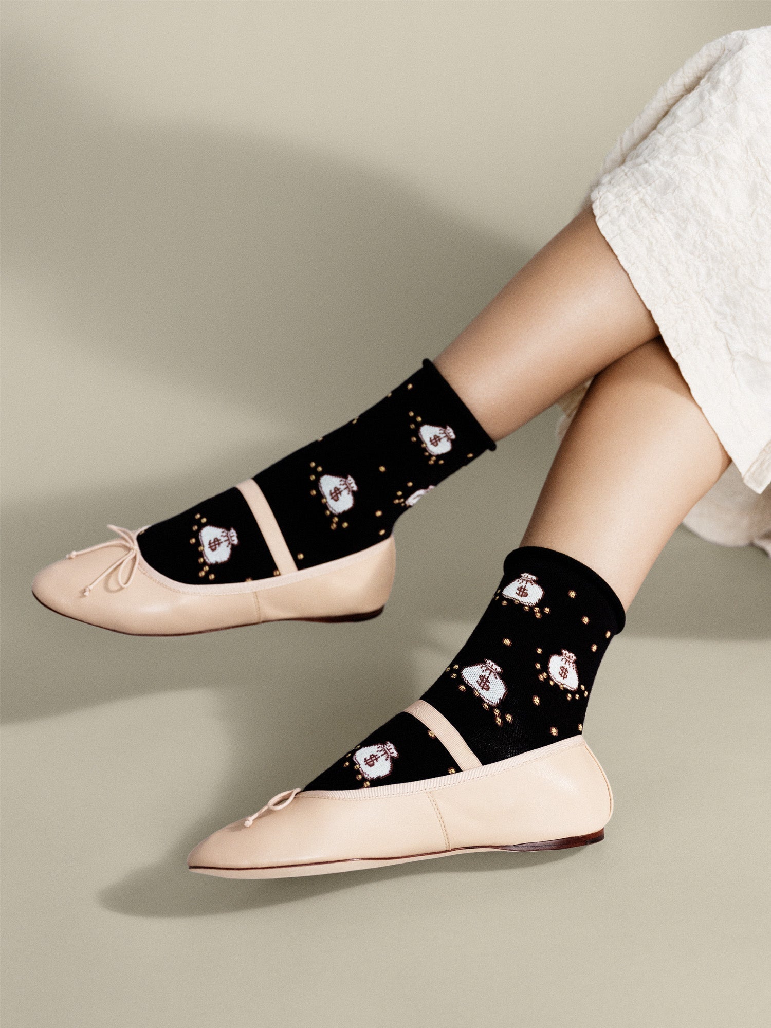 Hansel from Basel - Money Bags Crew Sock -