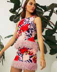 Hilary MacMillan - Feather Hem Skirt -