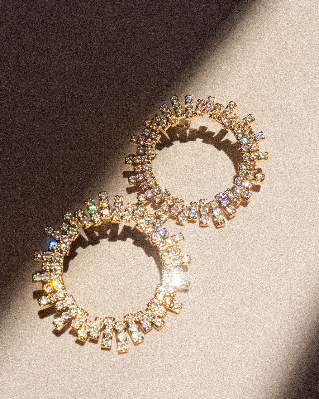 Luv Aj - The Pave Ray Earrings -