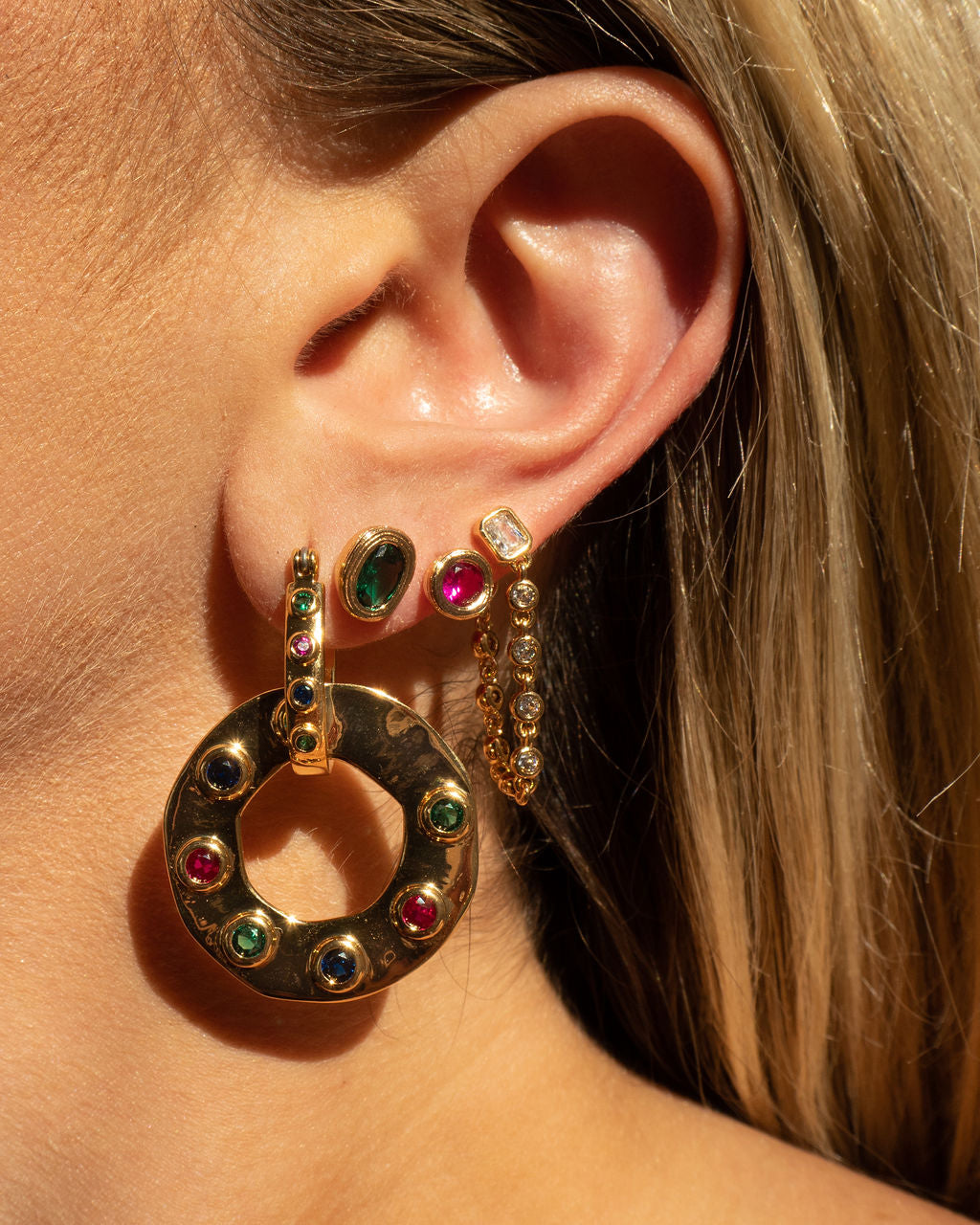 Luv Aj - The Royale Stone Statement Earrings -