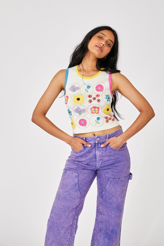 Rachel Antonoff - Loria Knit Shell Sweater -