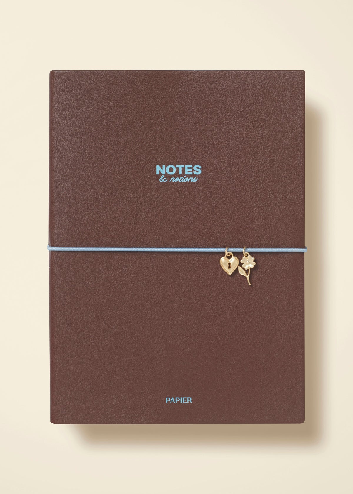Papier - PU Lined Notebook - Chestnut &amp; Ink -