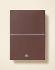Papier - PU Lined Notebook - Chestnut & Ink -