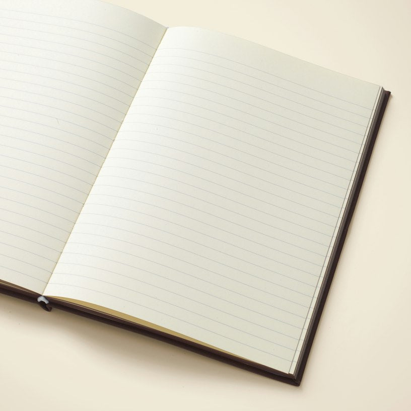 Papier - PU Lined Notebook - Chestnut &amp; Ink -