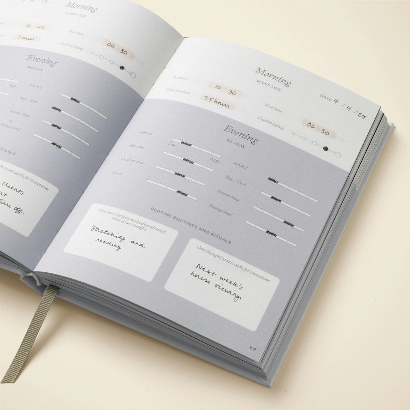 Hardcover Sleep Journal - Zodiac