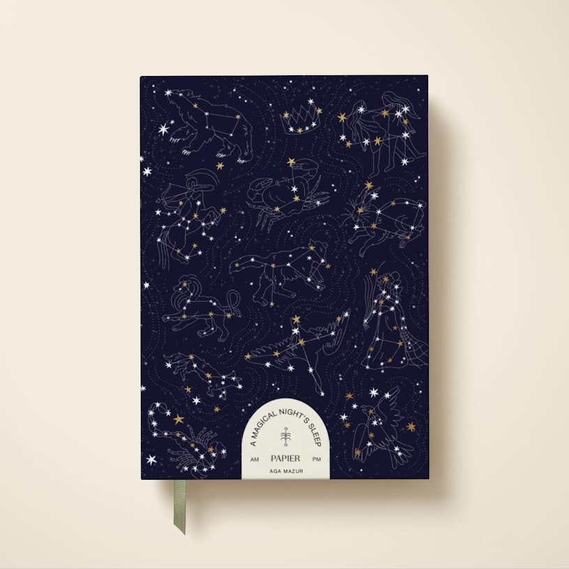 Hardcover Sleep Journal - Zodiac