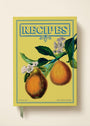 Hanging Fruits Hardcover Recipe Journal - Yellow
