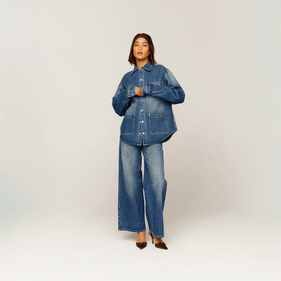 House of Sunny - Take A Trip Topstitch Shirt -