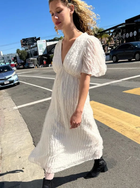 Lisa Says Gah - Isabelle Dress - Cloud Ruffle -