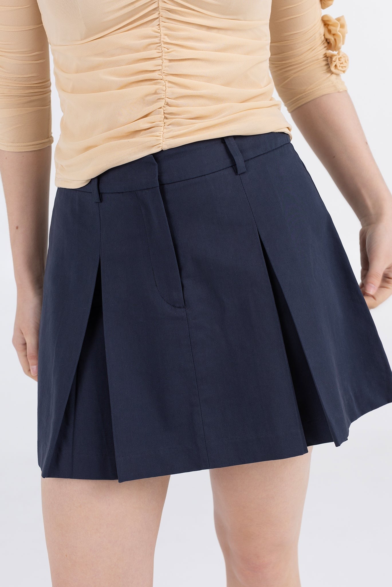 WRAY - Thea Mini Skirt - Navy -