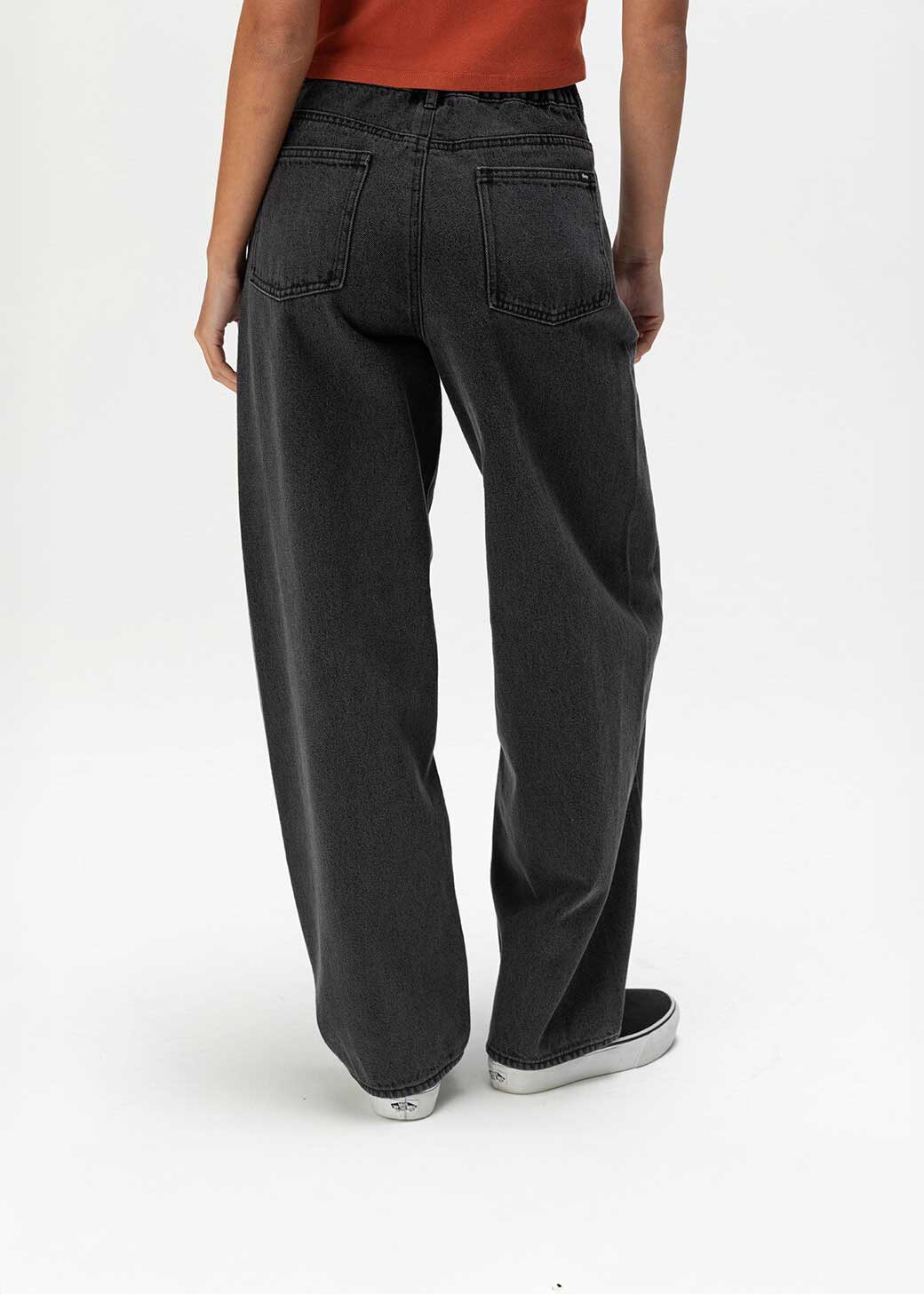 Obey - Leah III Baggy Denim Pants - Black -